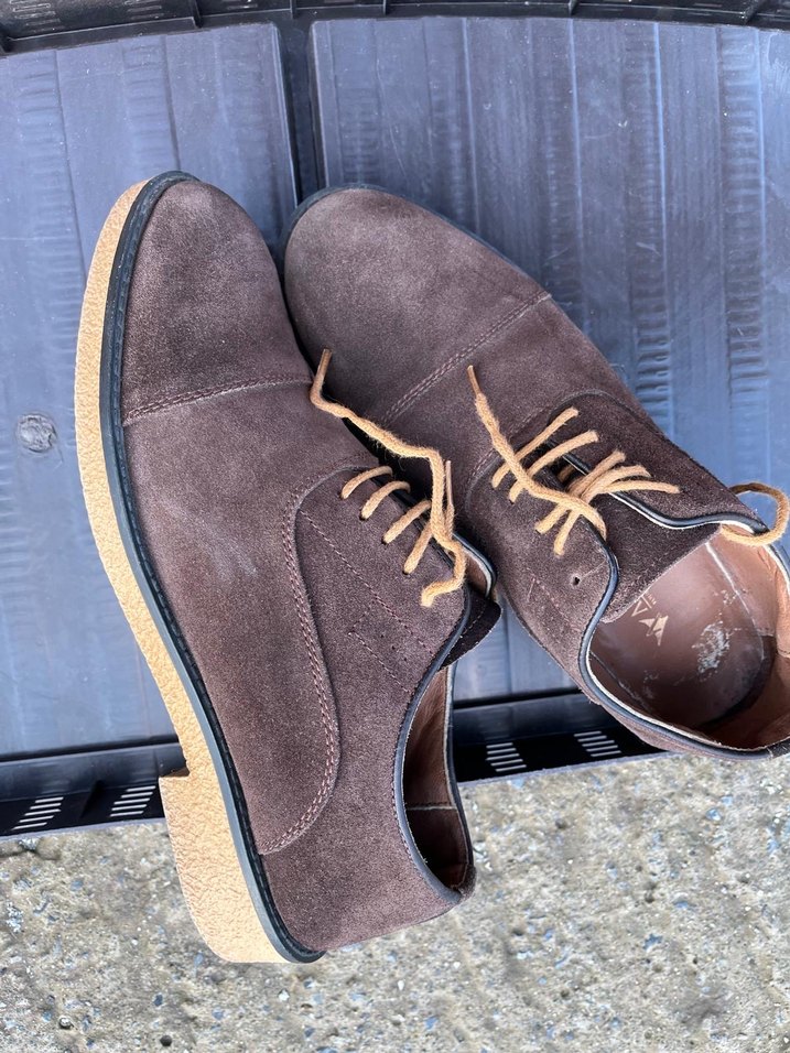 Kahverengi Süet Erkek Klasik Ayakkabı - Görsel 2