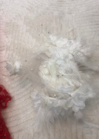 Kırmızı Fırfırlı kına Aksesuar Seti - Görsel 3