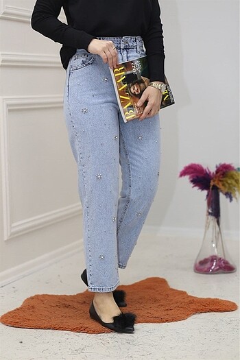Zara Taşlı jean
