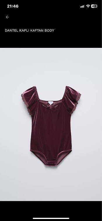 Zara bodysuit