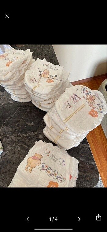 1 Beden: 2-5 kg Beden Bebek bezi