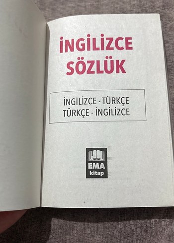 EMA İngilizce-Türkçe Sözlük Kitap - Görsel 3
