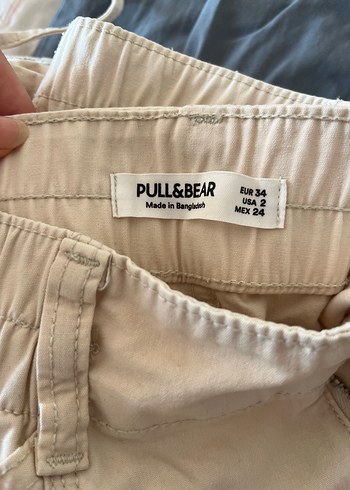 34 Beden beyaz Renk Pull&Bear Pantolon