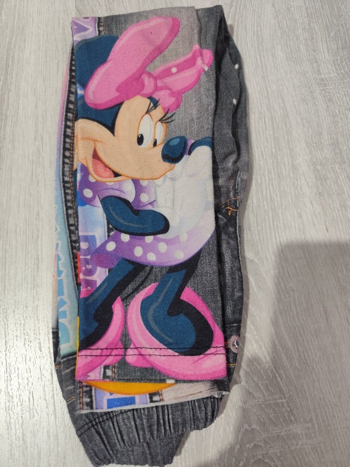 Pul Detaylı Renkli Baskılı Kız Çocuk Tayt - Görsel 4