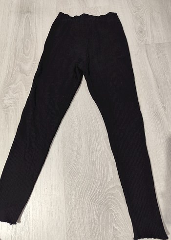 Kız Çocuk Beyaz Pamuklu Pilili Tayt - Görsel 2