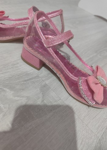 Kız Çocuk Pembe Fiyonklu Babet - Görsel 5