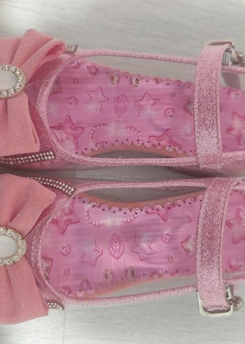 Kız Çocuk Pembe Fiyonklu Babet - Görsel 4