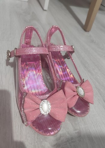 Kız Çocuk Pembe Fiyonklu Babet - Görsel 7