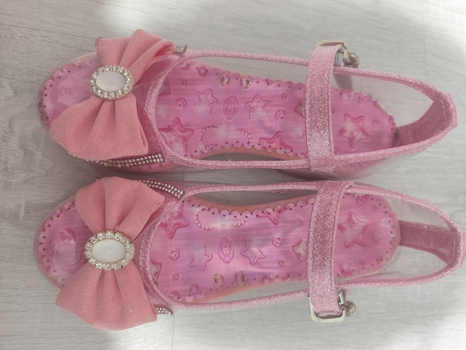 Kız Çocuk Pembe Fiyonklu Babet - Görsel 4