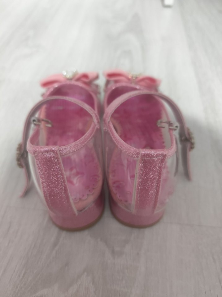 Kız Çocuk Pembe Fiyonklu Babet - Görsel 3