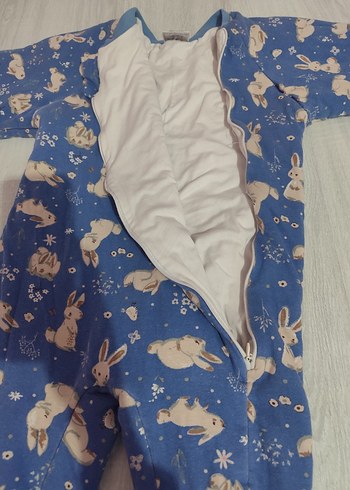 Mavi Tavşan Desenli Çocuk Uyku Tulumu - Görsel 6