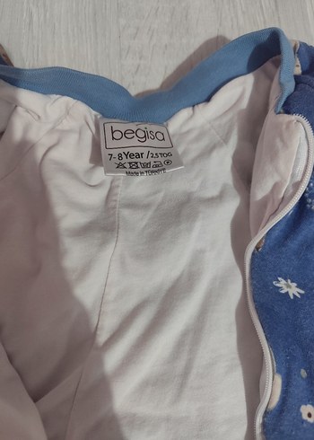 Mavi Tavşan Desenli Çocuk Uyku Tulumu - Görsel 5