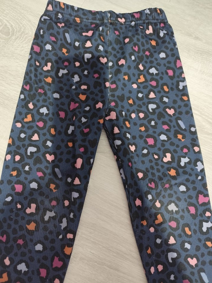 Kız Çocuk Renkli Desenli Tayt - Görsel 2