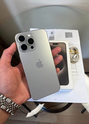 İPHONE 15 PRO MAX 256GB NATUREL TİTANYUM