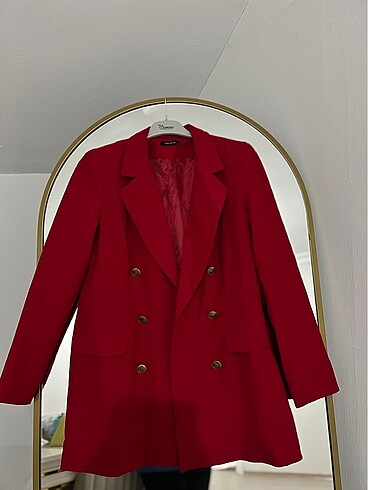 Kırmızı blazer