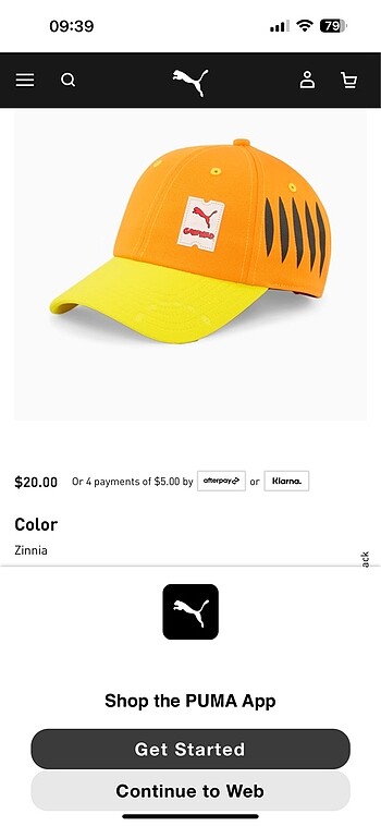 Puma cocuk şapka