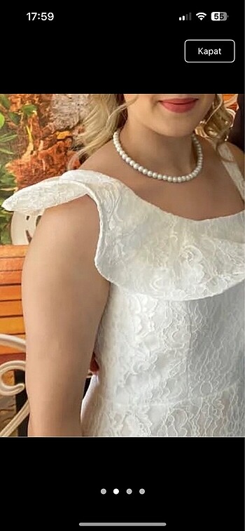 Nikah elbisesi (dantelli ) - Görsel 2