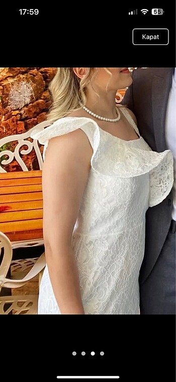 Nikah elbisesi (dantelli ) - Görsel 3