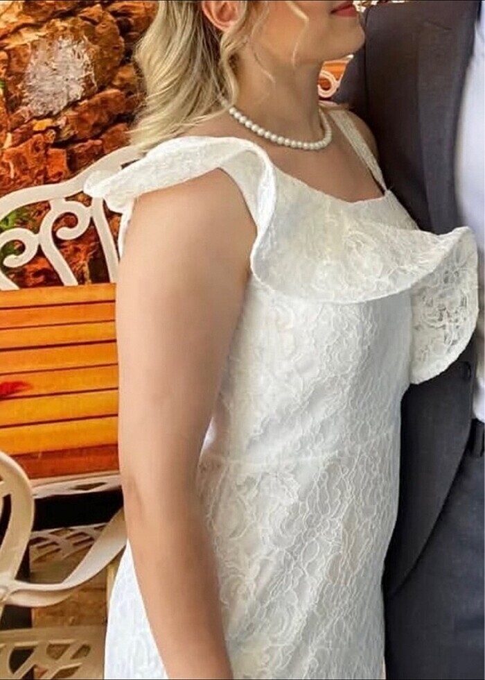 Nikah elbisesi (dantelli ) - Görsel 3