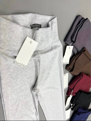 m Beden gri Renk Bershka yüksek bel tayt bedenleri renkleri mevcuttur