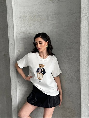 m Beden Polo ralph lauren tshirt siyah beyaz rengi mevcuttur S M L beden