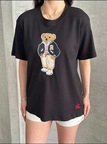 Polo ralph lauren tshirt siyah beyaz rengi mevcuttur S M L beden