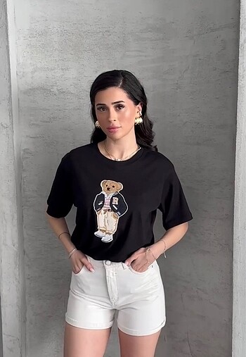 m Beden siyah Renk Polo ralph lauren tshirt siyah beyaz rengi mevcuttur S M L beden
