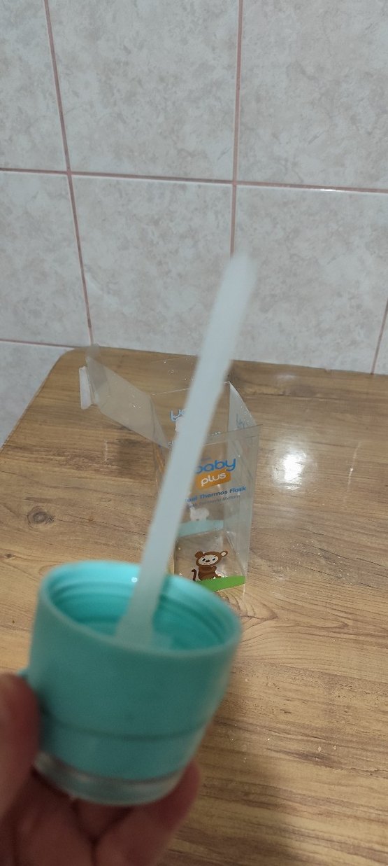 Turkuaz Renkli Çocuk Termos Şişesi - Görsel 3