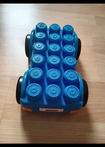 Mavi Müzikli Lego Parçalı Oyuncak Araba - Görsel 2