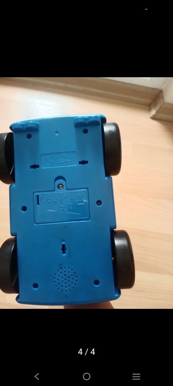 Mavi Müzikli Lego Parçalı Oyuncak Araba - Görsel 4