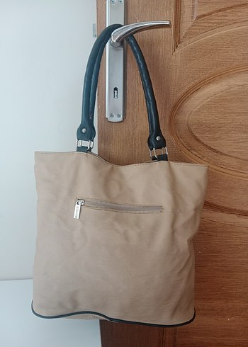 Tokalı Çok Renkli Deri Kadın Çanta - Görsel 2