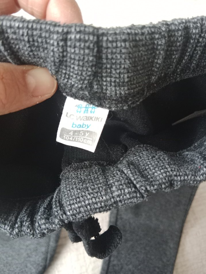 Gri Erkek Çocuk Bol Kesim Esofmanı - Görsel 4