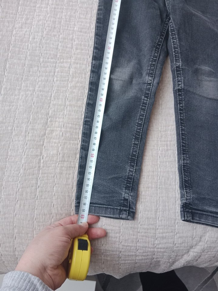 Gri Erkek Çocuk Denim Pantolon - Görsel 3