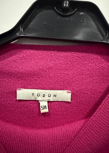 Pembe Bisiklet Yaka Örgü Kadın Kazak - Görsel 3
