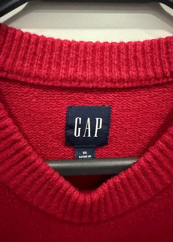 Kadın Kırmızı Yün Bisiklet Yaka Kazak - Görsel 3