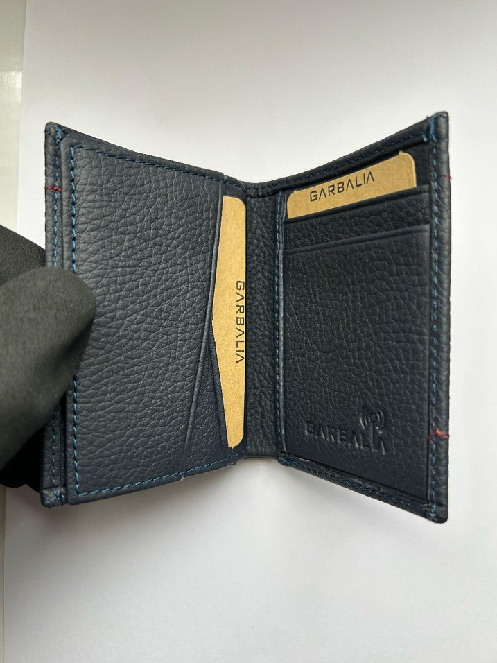 Lacivert Erkek Deri Cüzdan - Görsel 2