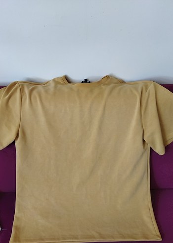 Zara Bej Süet Salaş erkek Tişörtü
