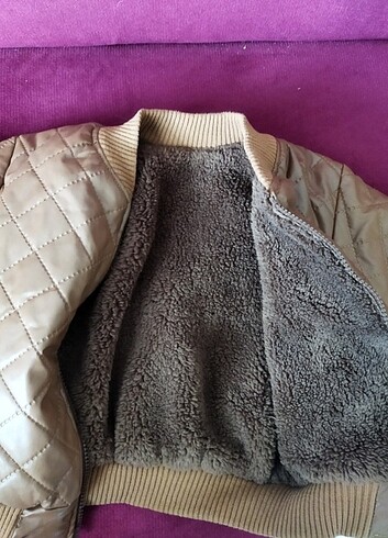 24-36 Ay Beden camel Renk #deri#mont#cocuk