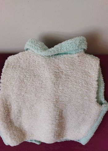 Kız Çocuk Gri Triko Yelek - Görsel 3