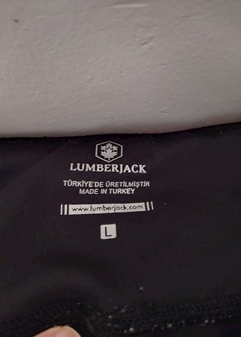 l Beden #lumberjackSiyah Kadın Elastik Tayt