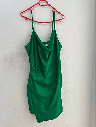 Yeşil mini elbise