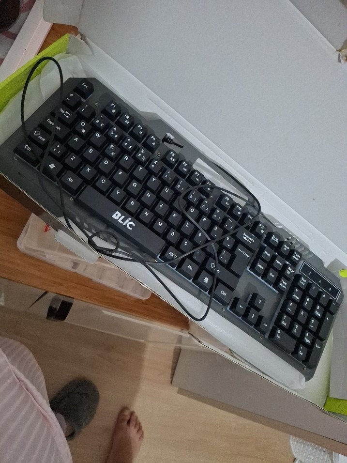 Blic Çok Renkli Gaming Klavye ve Mouse Seti - Görsel 2