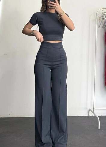Crop Antrasit takım