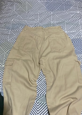 Bej Kadın kot Pantolon - Görsel 3