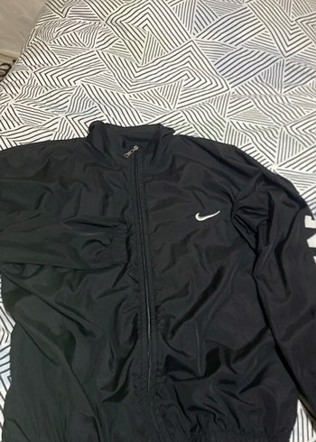 Siyah Fermuarlı Spor paraşüt ceket - Görsel 2