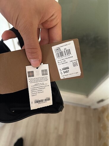  Beden Renk Burberry unisex çocuk çantası