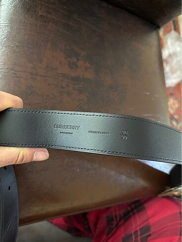 l/xl Beden Burberry kuzu derisi kemer