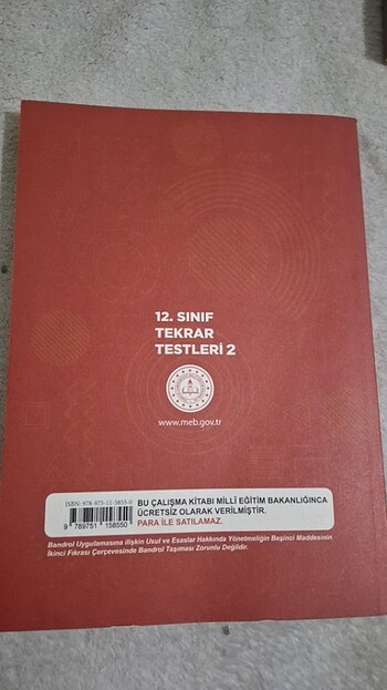  Kitap 12 Sınıf Tekrar 2