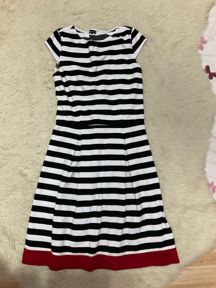 Bruno Banani Düğmeli Çizgili Hamile Gömleği - Görsel 3