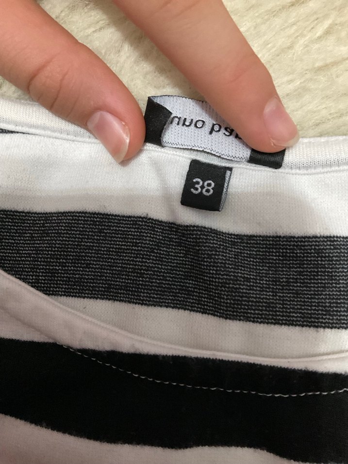 Bruno Banani Düğmeli Çizgili Hamile Gömleği - Görsel 2